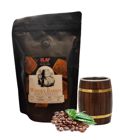 Slay Whiskey Barrel Aged Coffee Beans (250gm)